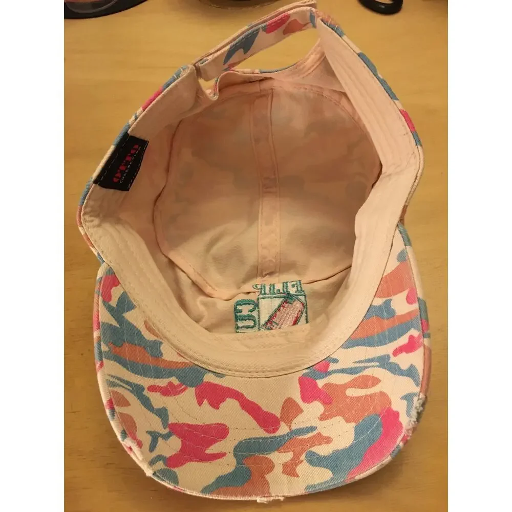 New Unisex Flip Cup Rare Camo Baseball Hat Pink One Size Adjustable Strap